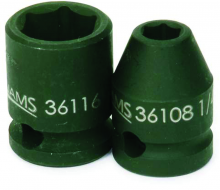 Williams JHW36116 - 3/8" Drive Shallow Impact Sockets, 6-Point, SAE