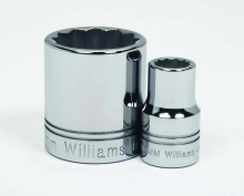Williams JHWSTM-1211 - 1/2" Drive 12-Point Metric 11 mm Shallow Socket