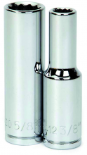 Williams JHW32420 - 1/2" Drive Deep Sockets, 12-Point, SAE