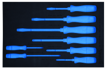 Williams JHWF100P-8MD13FM - 1/3 Foam Drawer Insert Only for 8 pc Endurogrip  Screwdriver Set