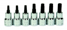 Williams JHW31910 - 7 pc 3/8" Drive Torx  Bit Socket Set on Rail and Clips