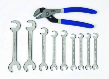 Williams JHW1114MM - 14 mm Metric Miniature 15Â° x 80Â° Double Head Open End Wrench
