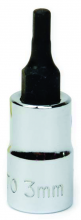 Williams JHW35071 - 1/4" Drive Metric 4 mm Standard Length Hex Bit Socket