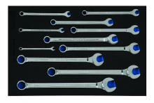 Williams JHWFWS1190SCA1 - 11 pc SAE 12-Point SUPERCOMBO  Combination Wrench Set in 1/3 Foam Drawer Inset (1/4 to 7/8)