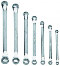 Williams JHWWS-7707 - 7 pc SAE Double Head 10  Offset Box End Wrench Set
