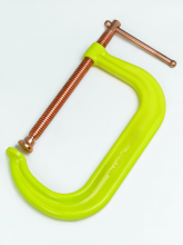 Williams JHW20010 - Drop Forged C-Clamps, Yellow, Copper Plated Screw
