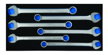 Williams JHWFWS1190SCA3 - 6 pc SAE 12-Point SUPERCOMBO  Combination Wrench Set in 3/3 Foam Drawer Inset (1-5/8 to 2)