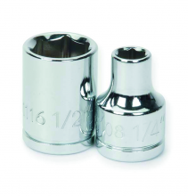 Williams JHW31122 - 3/8" Drive Shallow Sockets, 6-Point, SAE