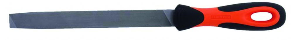 10&#34; Bastard Cut Mill File (USA Type)-Two Flat Edges with Ergo  Handle<span class=' ItemWarning' style='display:block;'>Item is usually in stock, but we&#39;ll be in touch if there&#39;s a problem<br /></span>