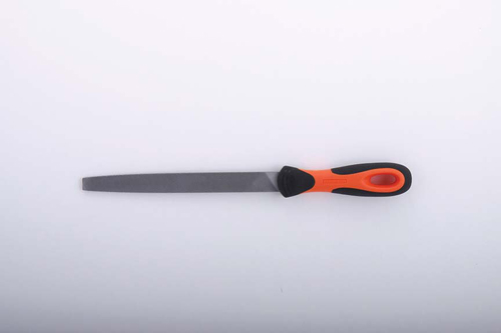 10&#34; Smooth Cut Flat File with Ergo  Handle<span class=' ItemWarning' style='display:block;'>Item is usually in stock, but we&#39;ll be in touch if there&#39;s a problem<br /></span>