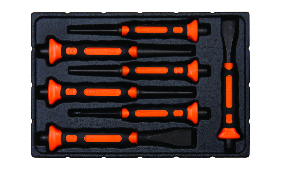 7 Pc Soft Grip Punch and Chisel Set<span class=' ItemWarning' style='display:block;'>Item is usually in stock, but we&#39;ll be in touch if there&#39;s a problem<br /></span>