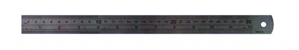 12&#34; Double Marking Steel Ruler<span class=' ItemWarning' style='display:block;'>Item is usually in stock, but we&#39;ll be in touch if there&#39;s a problem<br /></span>