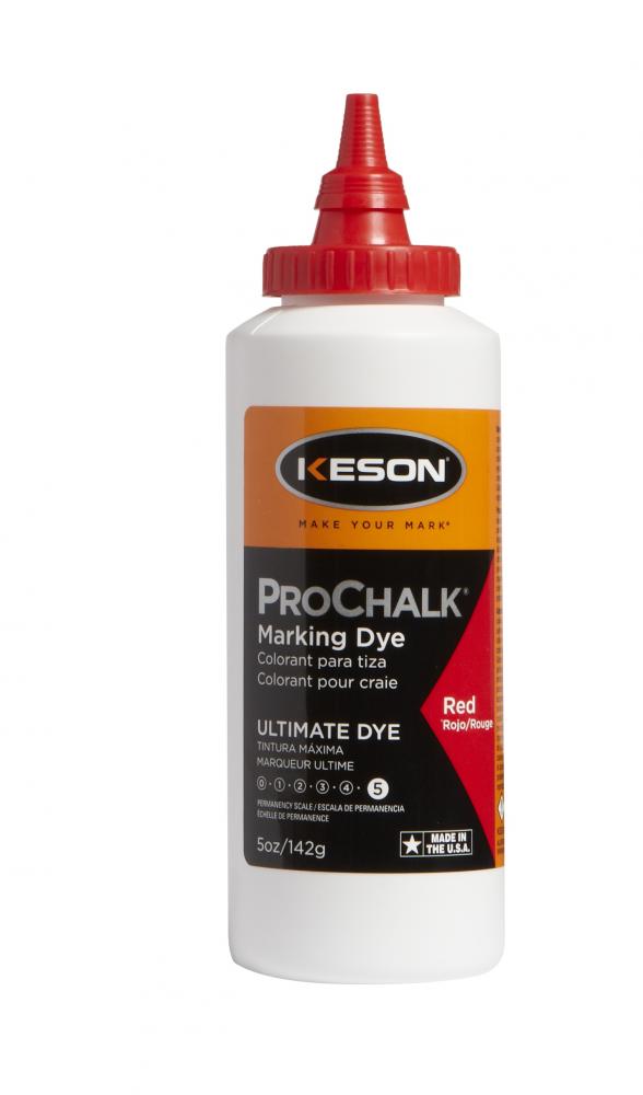 PROCHALK® LEVEL 5, STAINING DYE, RED, 5 OZ<span class=' ItemWarning' style='display:block;'>Item is usually in stock, but we&#39;ll be in touch if there&#39;s a problem<br /></span>