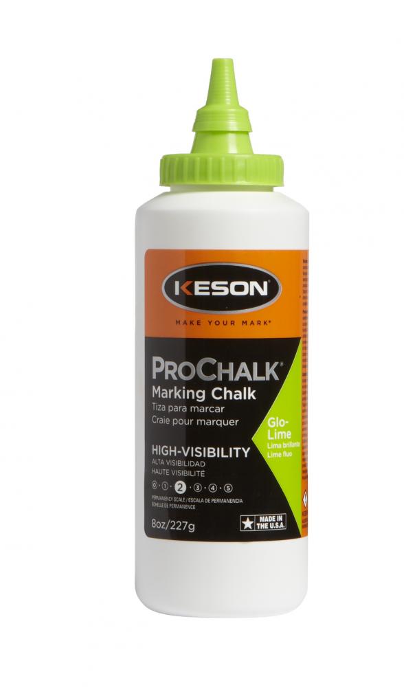 PROCHALK® LEVEL 2, HIGH-VISIBILITY, GLO-LIME, 8 OZ<span class=' ItemWarning' style='display:block;'>Item is usually in stock, but we&#39;ll be in touch if there&#39;s a problem<br /></span>