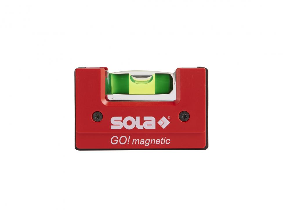 SOLA, GO! SMART MAGNETIC POCKET LEVEL W/BLUETOOTH TECHNOLOGY®, 3&#34;, 1 FOCUS-60 VIAL *NEW ITEM<span class=' ItemWarning' style='display:block;'>Item is usually in stock, but we&#39;ll be in touch if there&#39;s a problem<br /></span>