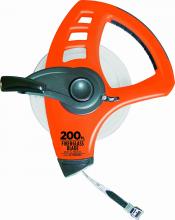 Keson FLT18200 - 200 FT, UNITS: IN, 1/8, FREEWHEELING FIBERGLASS TAPE MEASURE