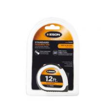 Keson PG1812SQ - 12 FT x 5/8 IN, ARCH, NYLON COATED STEEL BLADE, UNITS: FT, 1/8, 1/16, CHROME