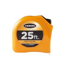 Keson PGT3MV - 3M x 5/8 IN, TOGGLE LOCK, NYLON COATED STEEL BLADE, UNITS: M, CM, MM, ORANGE