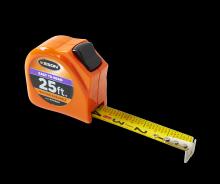 Keson PGT1830V - 30 FT x 1 IN, TOGGLE LOCK, NYLON COATED STEEL BLADE, UNITS: FT, 1/8, 1/16, ORANGE