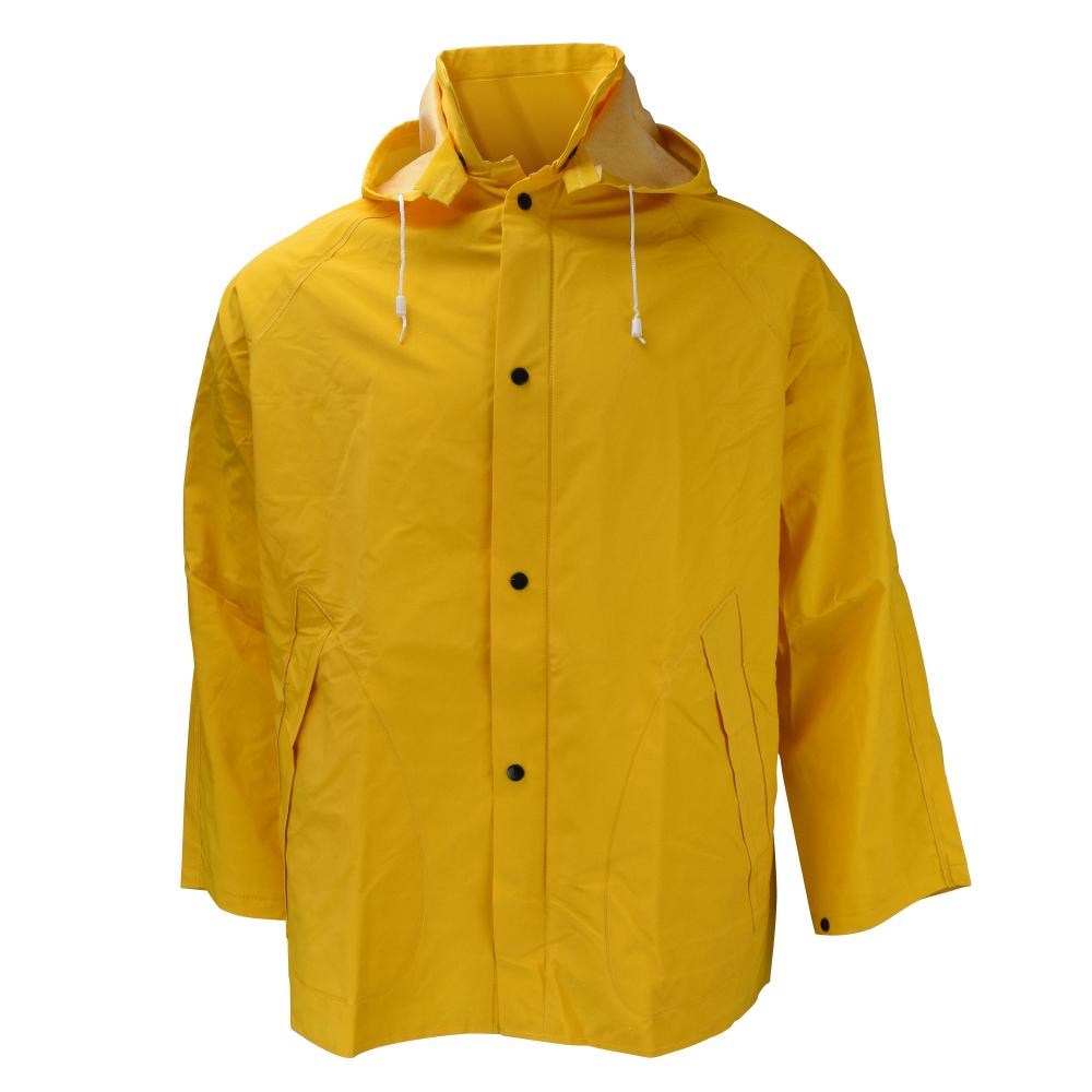 1600JH Economy Jacket with Snap-On Hood - Safety Yellow - Size 4X<span class=' ItemWarning' style='display:block;'>Item is usually in stock, but we&#39;ll be in touch if there&#39;s a problem<br /></span>