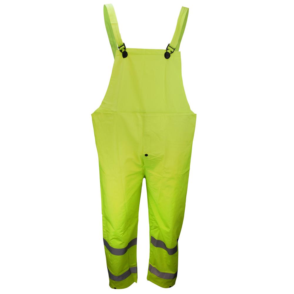 1820BTF Econo-Viz Series Bib Trouser with Fly and Reflective Tape - Hi-Vis Lime - Size 3X<span class=' ItemWarning' style='display:block;'>Item is usually in stock, but we&#39;ll be in touch if there&#39;s a problem<br /></span>
