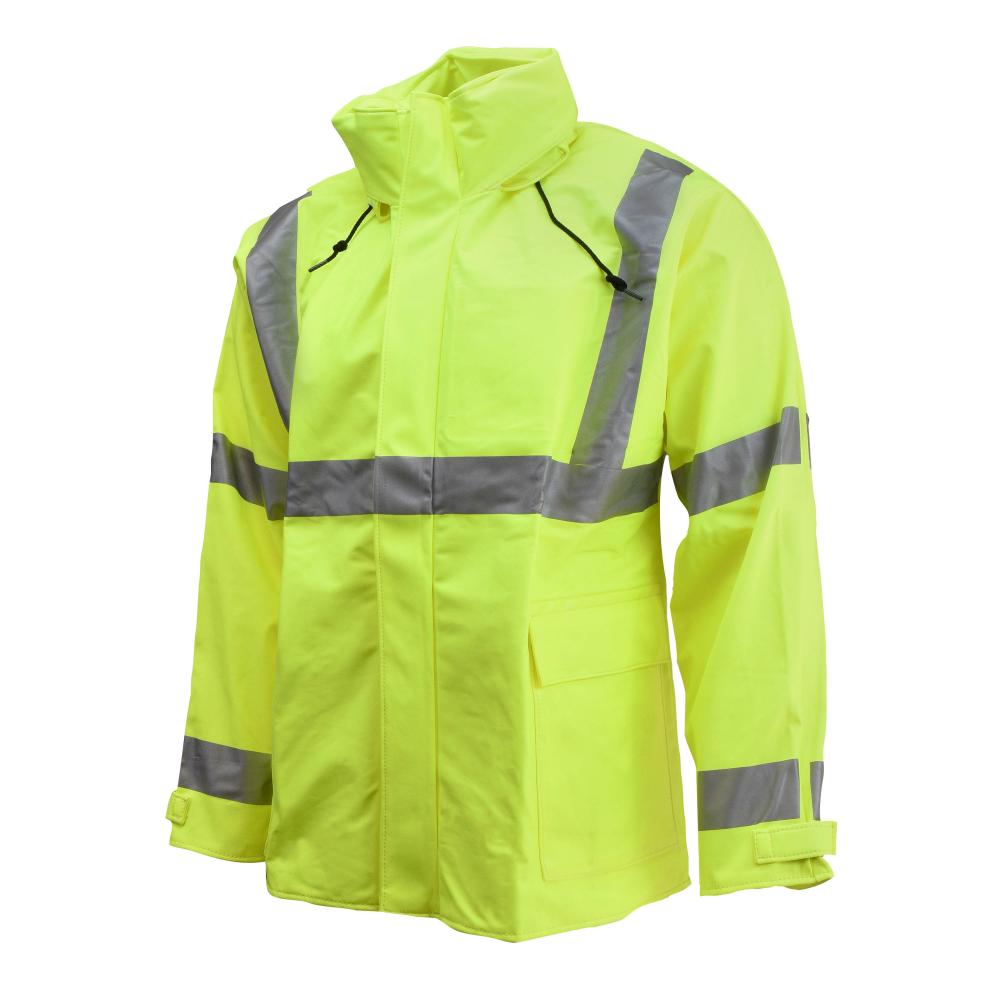 217AJ Flex Arc Jacket with Attached Hood - Lime - Size 2X<span class=' ItemWarning' style='display:block;'>Item is usually in stock, but we&#39;ll be in touch if there&#39;s a problem<br /></span>