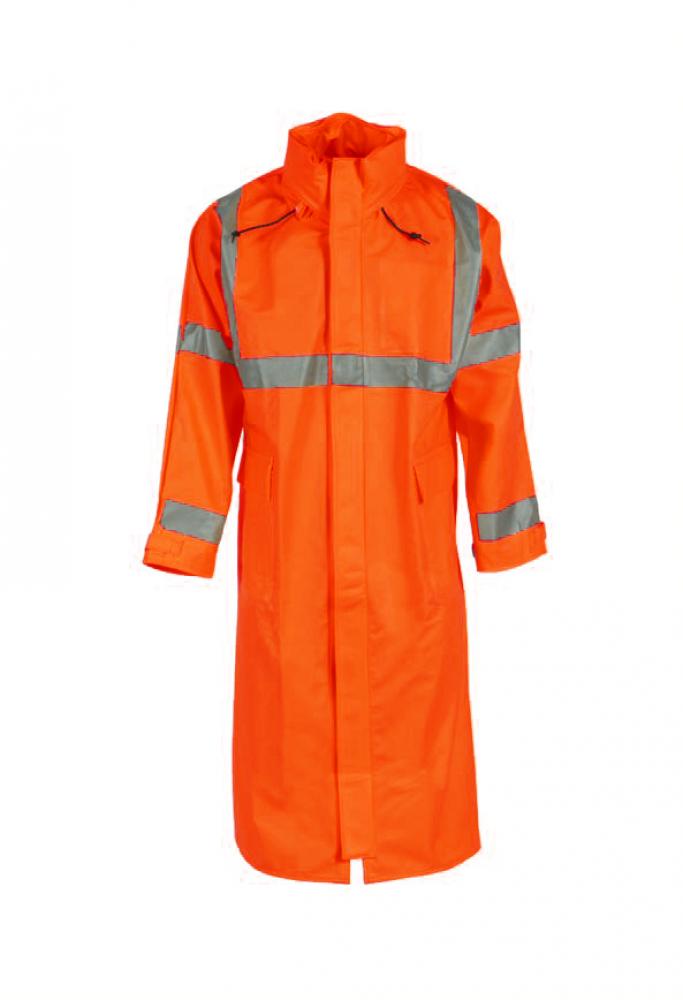 217AC Flex Arc Coat with Attached Hood - Fluorescent Orange - Size L<span class=' ItemWarning' style='display:block;'>Item is usually in stock, but we&#39;ll be in touch if there&#39;s a problem<br /></span>