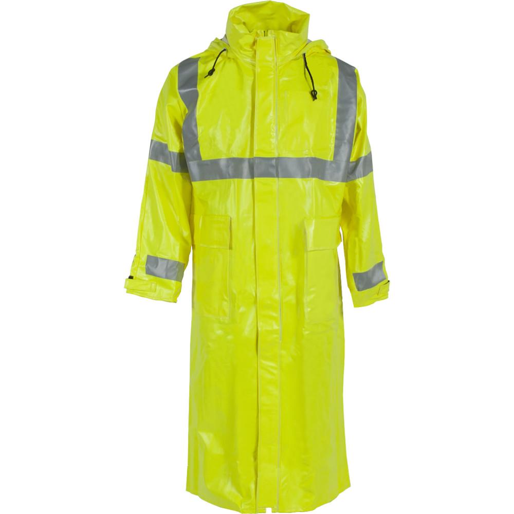 267AC Dura Arc II Coat with Attached Hood - Hi-Vis Lime - Size M<span class=' ItemWarning' style='display:block;'>Item is usually in stock, but we&#39;ll be in touch if there&#39;s a problem<br /></span>
