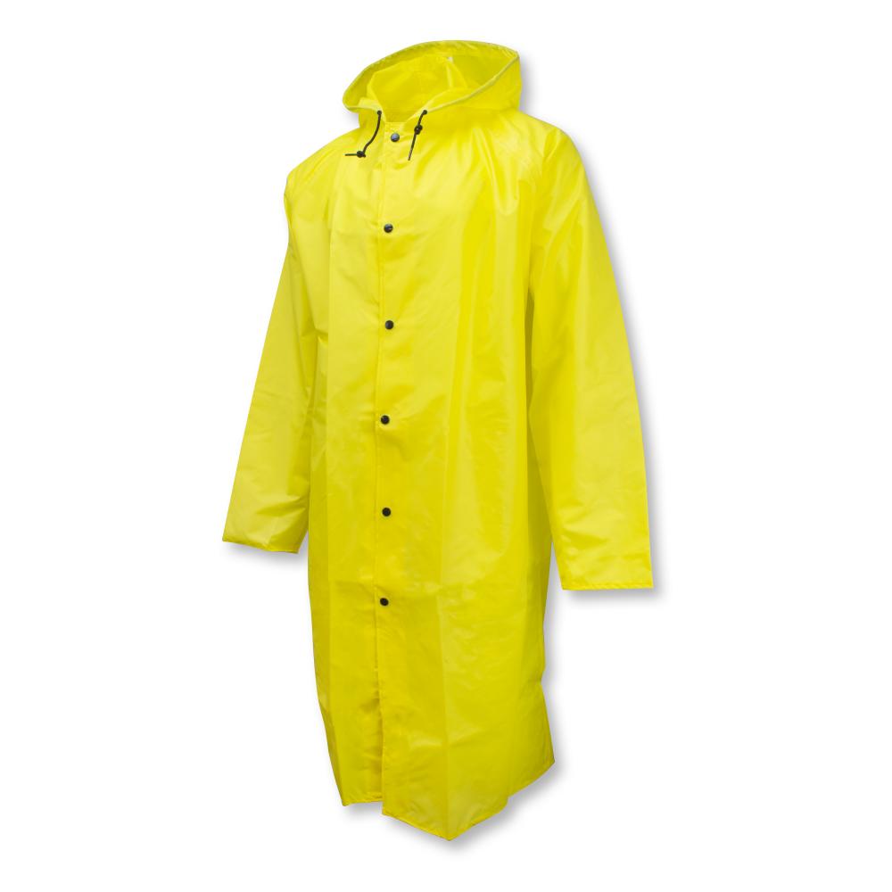 275AC Tuff Wear Coat with Attached Hood - Safety Yellow - Size M<span class=' ItemWarning' style='display:block;'>Item is usually in stock, but we&#39;ll be in touch if there&#39;s a problem<br /></span>
