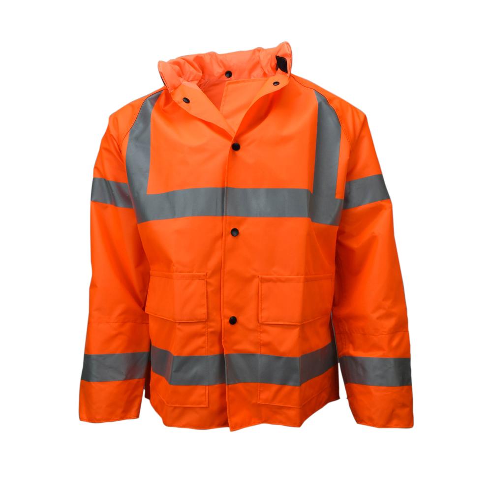 9002AJ Telcom Jacket with Hood - Fluorescent Orange - Size XL<span class=' ItemWarning' style='display:block;'>Item is usually in stock, but we&#39;ll be in touch if there&#39;s a problem<br /></span>