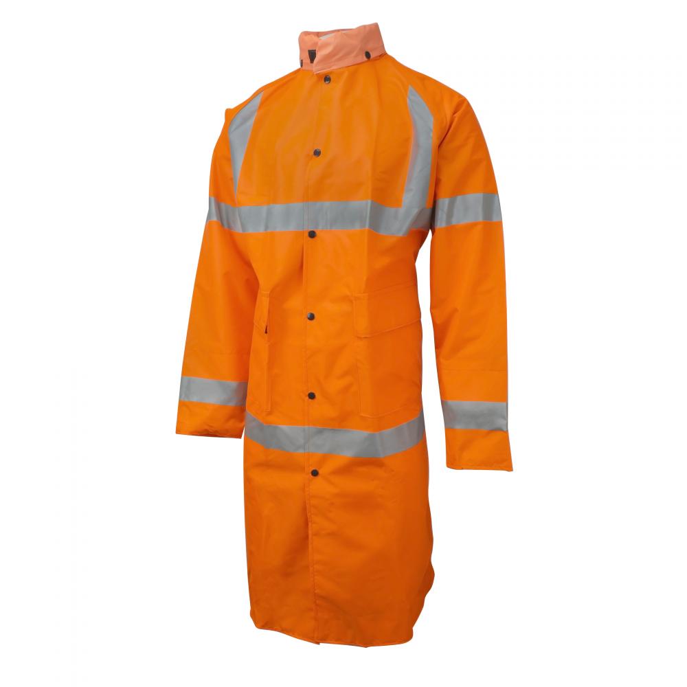 9002AC Telcom Coat with Hood - Fluorescent Orange - Size M<span class=' ItemWarning' style='display:block;'>Item is usually in stock, but we&#39;ll be in touch if there&#39;s a problem<br /></span>