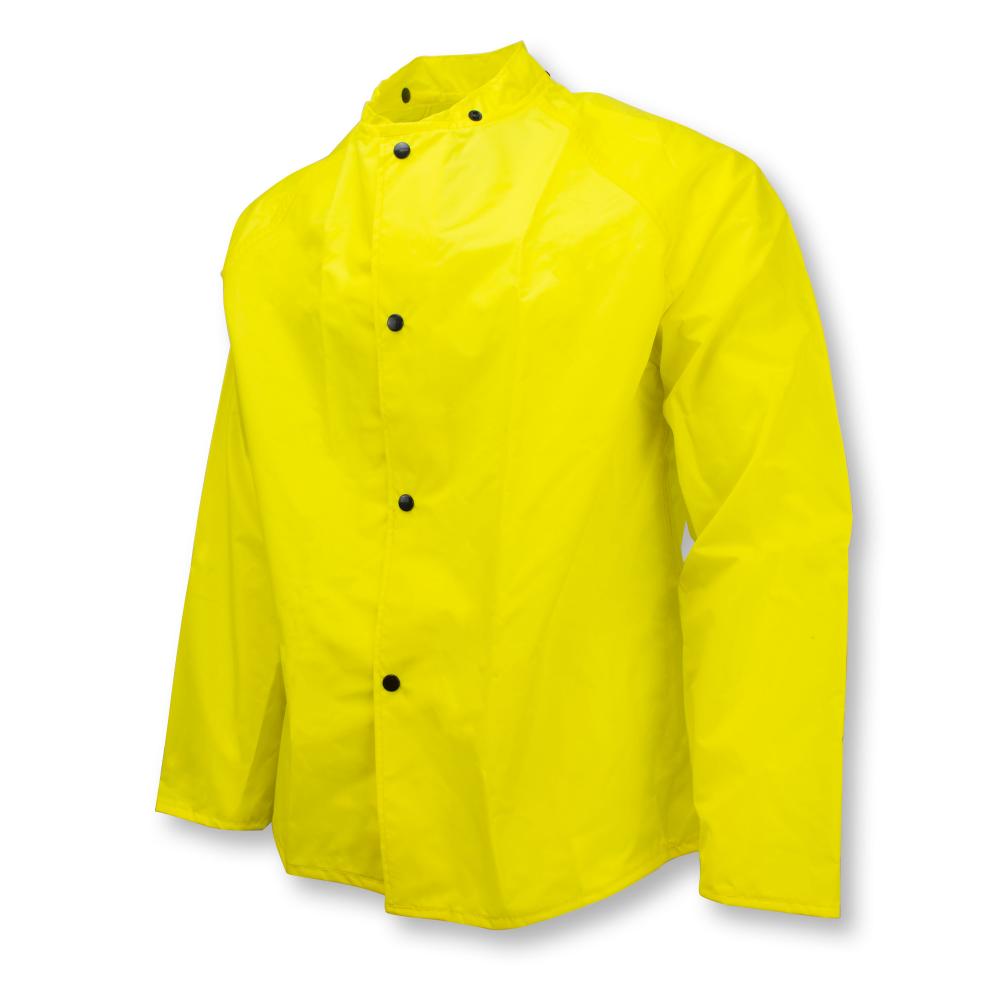 375SJ Cool Wear Jacket with Snaps for Hood - Safety Yellow - Size XL<span class=' ItemWarning' style='display:block;'>Item is usually in stock, but we&#39;ll be in touch if there&#39;s a problem<br /></span>