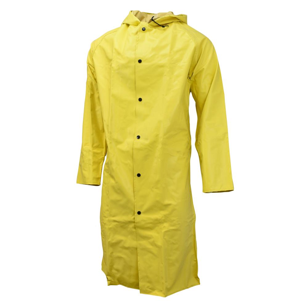 45AC Magnum Coat with Attached Hood - Safety Yellow - Size 6X<span class=' ItemWarning' style='display:block;'>Item is usually in stock, but we&#39;ll be in touch if there&#39;s a problem<br /></span>