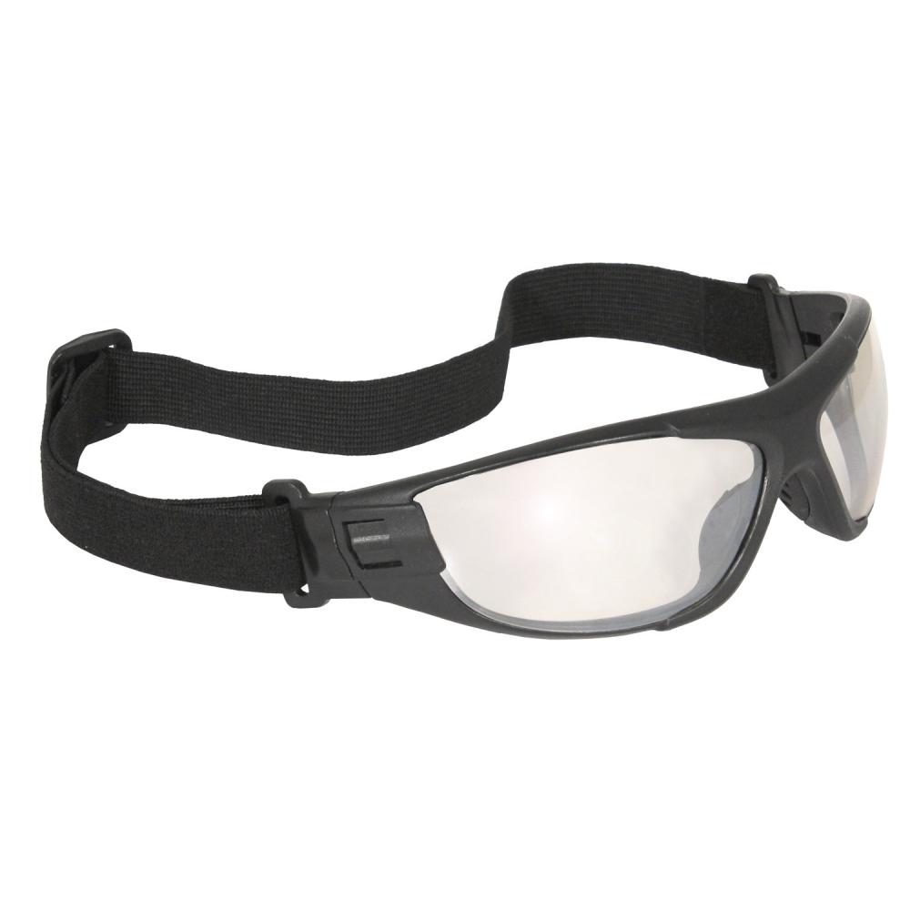 Cuatro™ 4-in-1 Foam Lined Eyewear - Black Frame - Indoor/Outdoor Anti-Fog Lens<span class=' ItemWarning' style='display:block;'>Item is usually in stock, but we&#39;ll be in touch if there&#39;s a problem<br /></span>