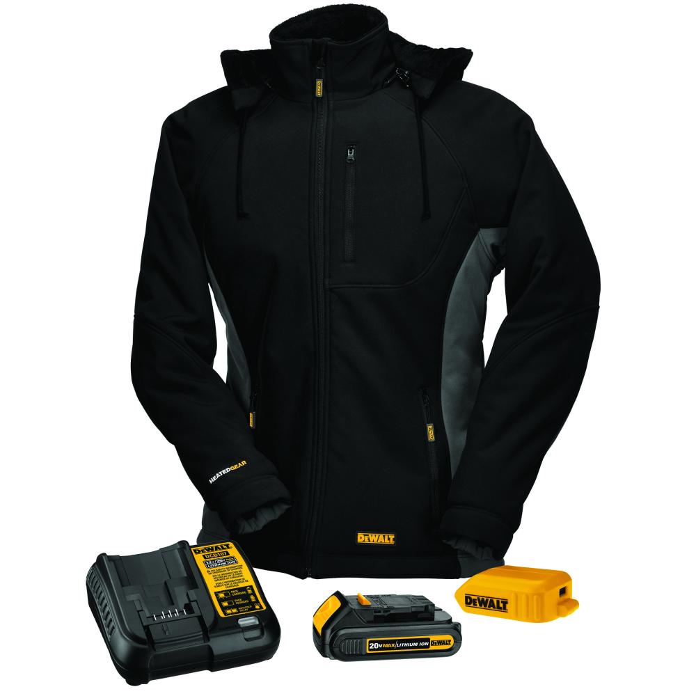 Women&#39;s Heated Soft Shell Coat Kitted - Size M<span class=' ItemWarning' style='display:block;'>Item is usually in stock, but we&#39;ll be in touch if there&#39;s a problem<br /></span>