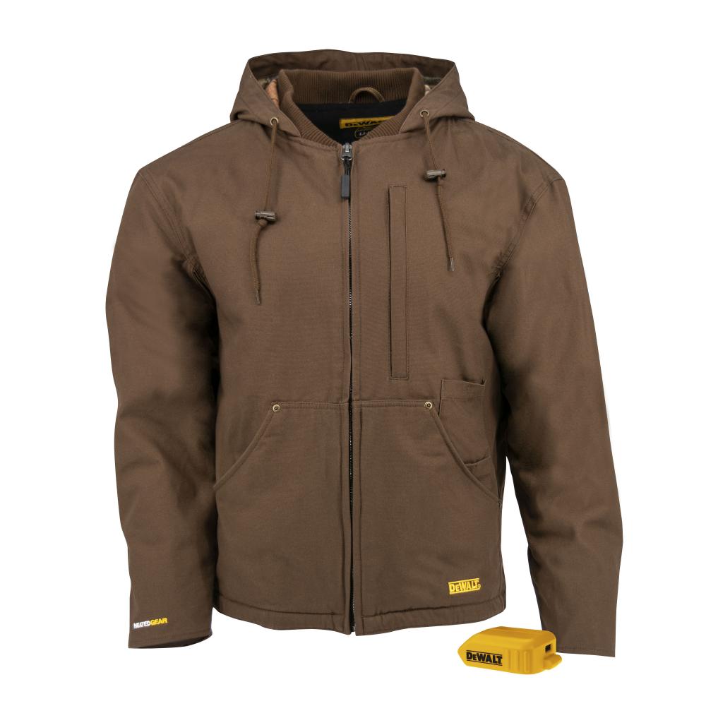 Men&#39;s Heated Heavy Duty Work Coat without Battery - Tobacco - Size XL<span class=' ItemWarning' style='display:block;'>Item is usually in stock, but we&#39;ll be in touch if there&#39;s a problem<br /></span>