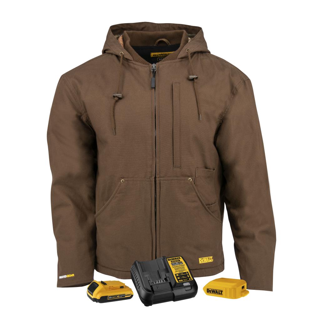 Men&#39;s Heated Coat Kitted - Tobacco - Size 3X<span class=' ItemWarning' style='display:block;'>Item is usually in stock, but we&#39;ll be in touch if there&#39;s a problem<br /></span>