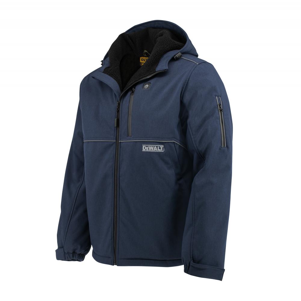 Men&#39;s Heated Soft Shell Jacket with Sherpa Lining Kitted - Navy - Size XL<span class=' ItemWarning' style='display:block;'>Item is usually in stock, but we&#39;ll be in touch if there&#39;s a problem<br /></span>