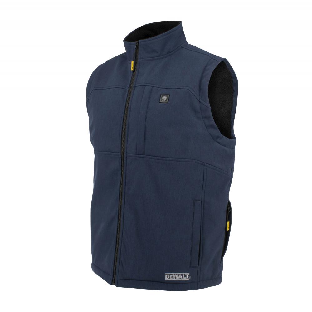 Men&#39;s Heated Soft Shell Vest with Sherpa Lining - Navy - M<span class=' ItemWarning' style='display:block;'>Item is usually in stock, but we&#39;ll be in touch if there&#39;s a problem<br /></span>