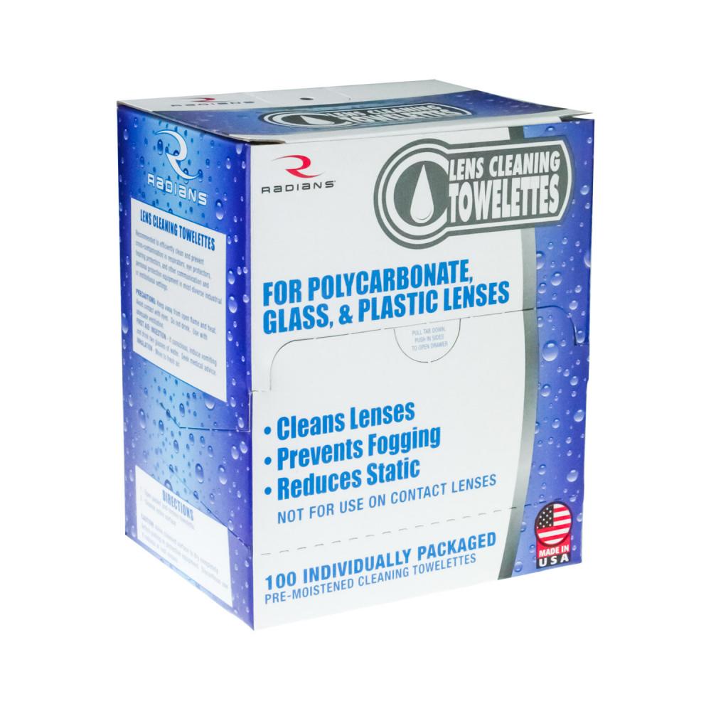 Lens Cleaning Towelettes - 100 Count - in Box<span class=' ItemWarning' style='display:block;'>Item is usually in stock, but we&#39;ll be in touch if there&#39;s a problem<br /></span>