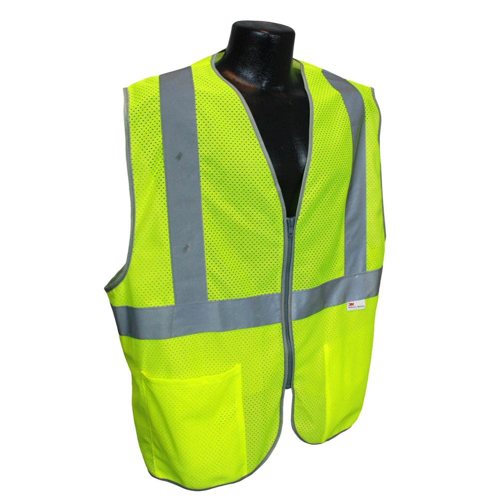 5ANSI-PCZ Type R Class 2 Safety Vest - 3.5oz Poly Mesh - Green - Size M<span class=' ItemWarning' style='display:block;'>Item is usually in stock, but we&#39;ll be in touch if there&#39;s a problem<br /></span>