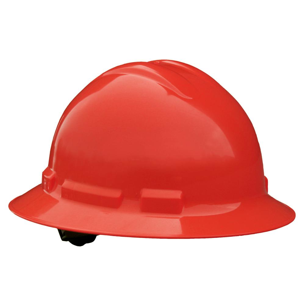 Quartz™ Full Brim 6 Point Ratchet Hard Hat - Red<span class=' ItemWarning' style='display:block;'>Item is usually in stock, but we&#39;ll be in touch if there&#39;s a problem<br /></span>