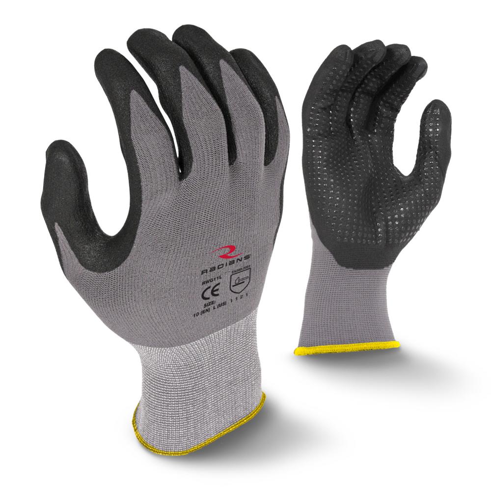 RWG11 Microdot Foam Nitrile Gripper Glove - Size L<span class=' ItemWarning' style='display:block;'>Item is usually in stock, but we&#39;ll be in touch if there&#39;s a problem<br /></span>