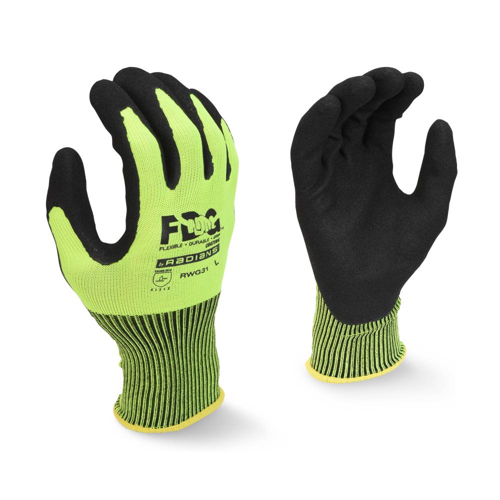 RWG31 FDG Coating High Visibility Work Glove - Size L<span class=' ItemWarning' style='display:block;'>Item is usually in stock, but we&#39;ll be in touch if there&#39;s a problem<br /></span>
