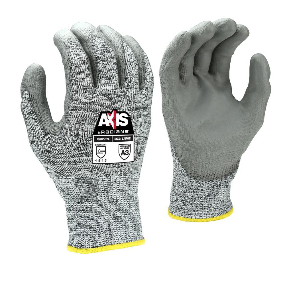 RWG562 AXIS™ Cut Protection Level A3 PU Coated Glove - Size S<span class=' ItemWarning' style='display:block;'>Item is usually in stock, but we&#39;ll be in touch if there&#39;s a problem<br /></span>