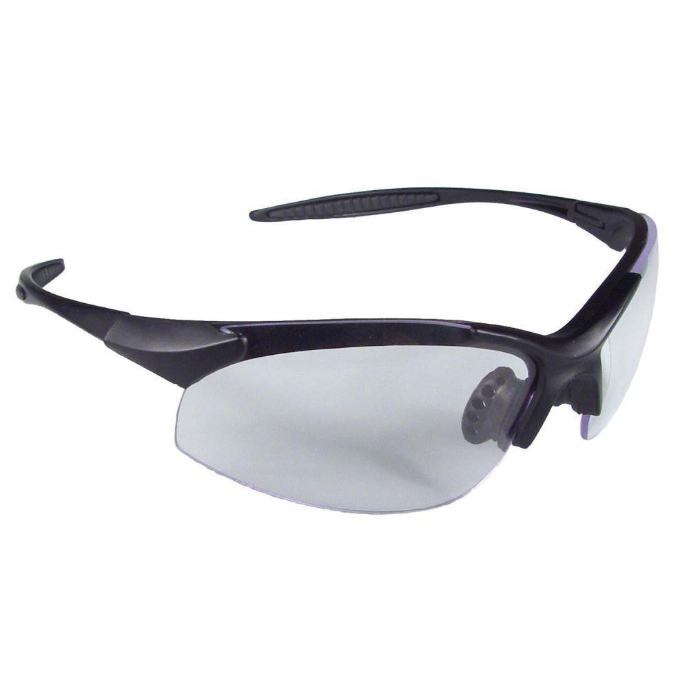 Rad-Infinity™ Safety Eyewear - Black Frame - Clear Lens<span class=' ItemWarning' style='display:block;'>Item is usually in stock, but we&#39;ll be in touch if there&#39;s a problem<br /></span>