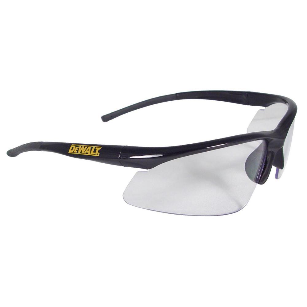 DPG51 Radius™ Safety Glass - Black Frame - Clear Lens<span class=' ItemWarning' style='display:block;'>Item is usually in stock, but we&#39;ll be in touch if there&#39;s a problem<br /></span>