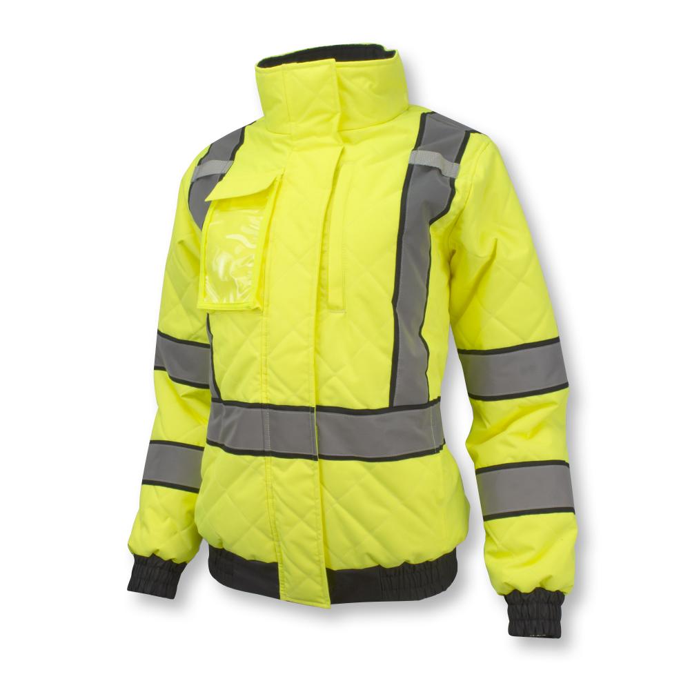 SJ930-3ZGW Women&#39;s Class 3 Quilted Bomber Jacket - Green - Size XL<span class=' ItemWarning' style='display:block;'>Item is usually in stock, but we&#39;ll be in touch if there&#39;s a problem<br /></span>