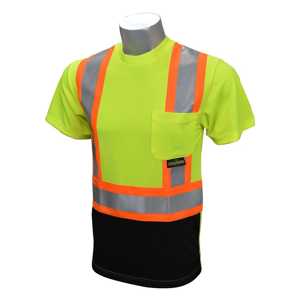 ST11BX Type R Class 2 Black Bottom T-Shirt X-Back - Green/Black - Size S<span class=' ItemWarning' style='display:block;'>Item is usually in stock, but we&#39;ll be in touch if there&#39;s a problem<br /></span>