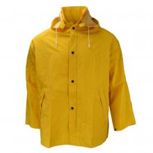 Radians 10160-01-2-YEL-4X - 1600JH Economy Jacket with Snap-On Hood - Safety Yellow - Size 4X